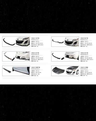 BODY LIP MAZDA 3 2010 NHÓM 1